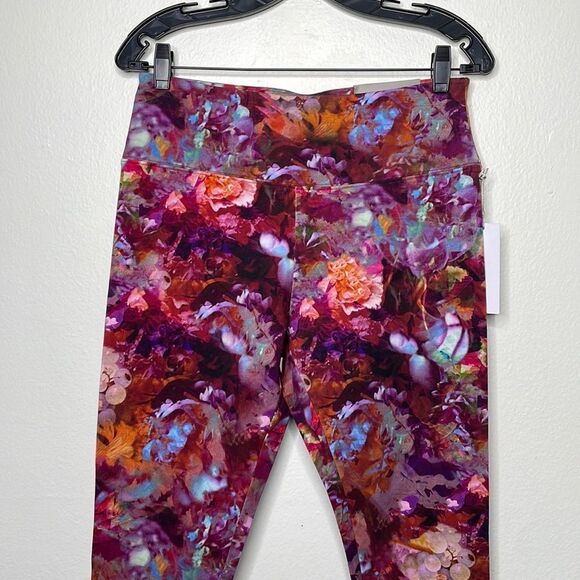 Soft Surroundings Womens Size PM Must Have Giardino Leggings Piera Purple - Picture 6 of 9